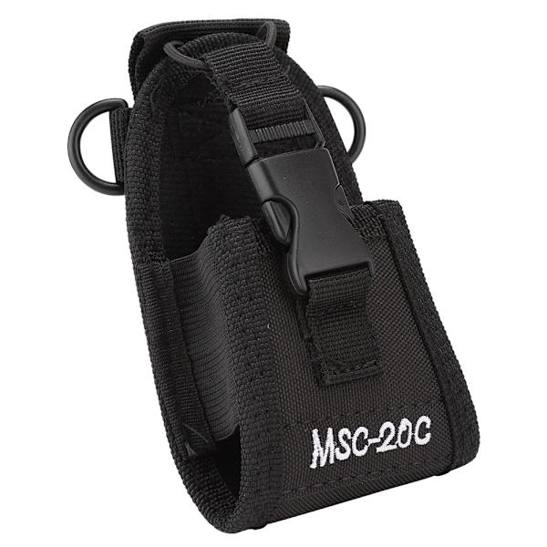 MSC-20C Walkie Talkie skyddande midjeväska + bälte för Kenwood/ Motorola/ HYT/ QuanSheng/ PUXING