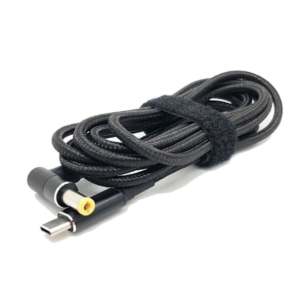 USB Typ C PD-kabel DC-strömkontaktomvandlare 5,5X2,5 mm för