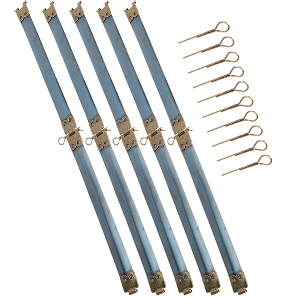 10 st metall interna flexibla ramar retro för myntplånböcker väskor pennfodral DIY-tillbehör