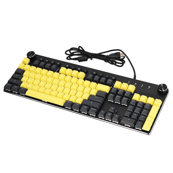 Magisk raffinert mekanisk tastatur NKRO Sterk kompatibilitet Stabil Mutiple bakgrunnsbelysningsmoduser Kablet tastatur for PCLinear Action