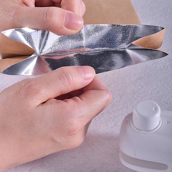 Plastposeforsegler, 2 i 1 Bærbar Plast Varmeforsegler Mat Vakuumforsegler Maskin Bærbar Forsegler for Poser Matforsegler
