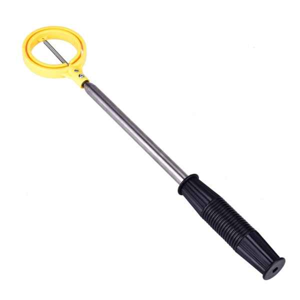 Praktisk golfplukker teleskopisk antenne ball pick up Tool Device Retriever Scoop (gul)