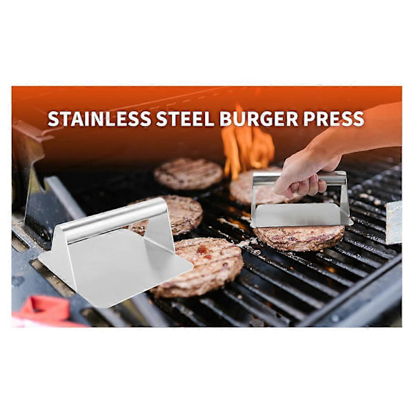 Firkantet kødpresse hamburgerpresse til grillning af kødboller