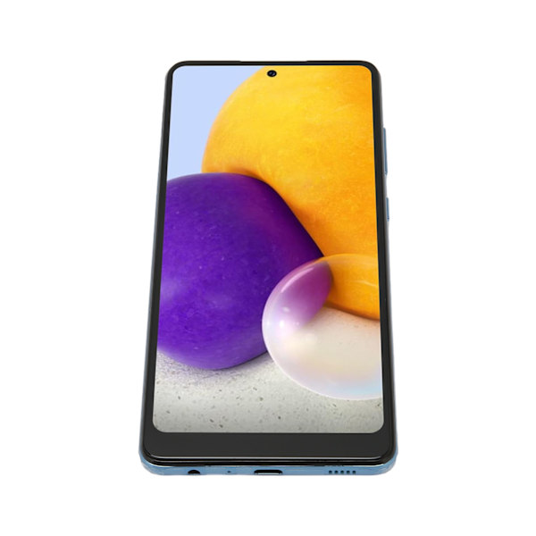 6,7 tum organisk LED-skärmersättning med fingeravtryckssensor för Samsung Galaxy A72 5G 4G SM A725 SM A725M DS Blå