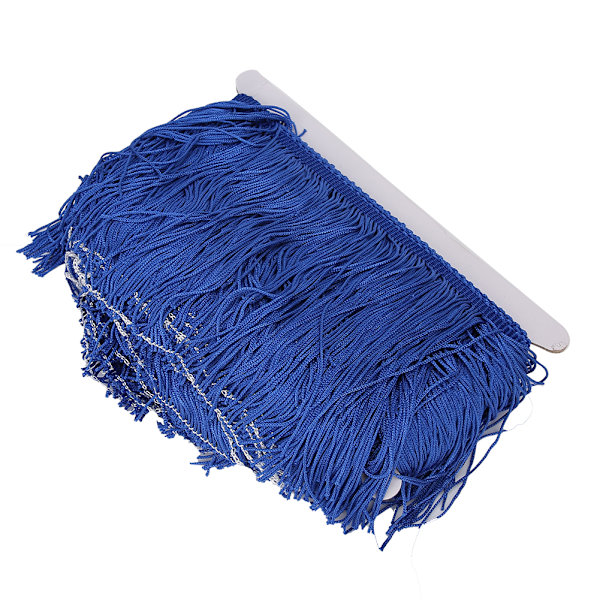 Kvaster Frynser Blonder Latin Kjole Scene Tøj Sko Håndværk Gardin DIY Tilbehør 14cm / 5.5inRoyalblue