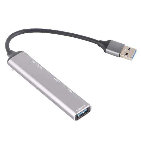 USB3.0 Hub 5 i 1 multiport Alle aluminiumslegering krop Mini bærbar TYPE splitter til hjemmerejse kontor forretningsrejse