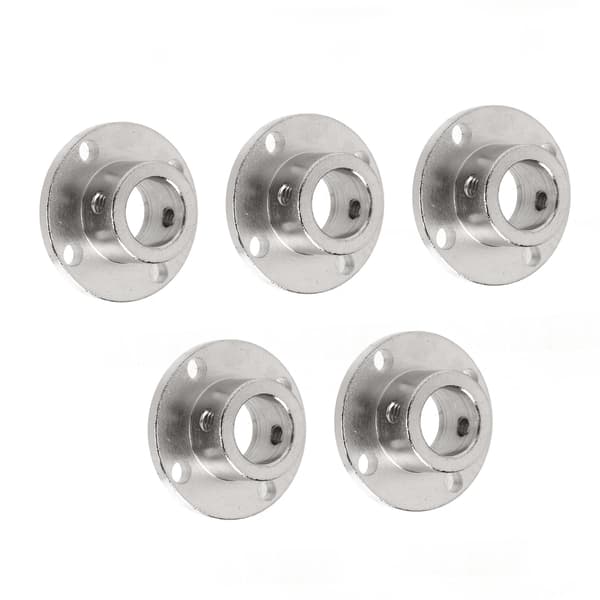 5 st flänskopplingsanslutning styraxelstöd kopplingsbeslag 12 mm innerdiameter