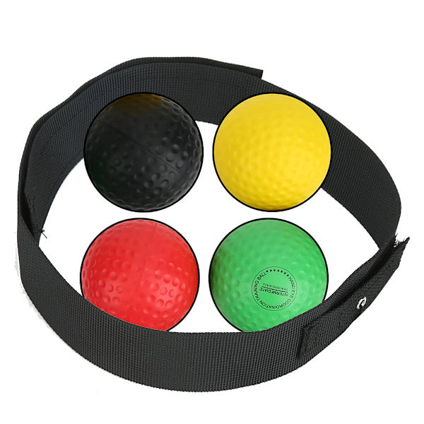 4 Bollar Boxning Träningsboll Huvudmonterad Justerbar Pu Foam Sport Fitness Utrustning