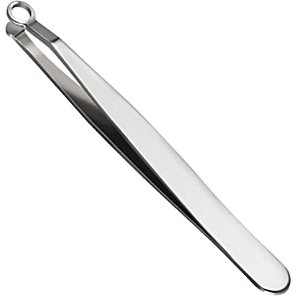 Universal Nesetrimmer i Rustfritt Stål med Rund Spiss - Enkel Klipp for Neser, Tinninger, Øyenbryn og Kropp