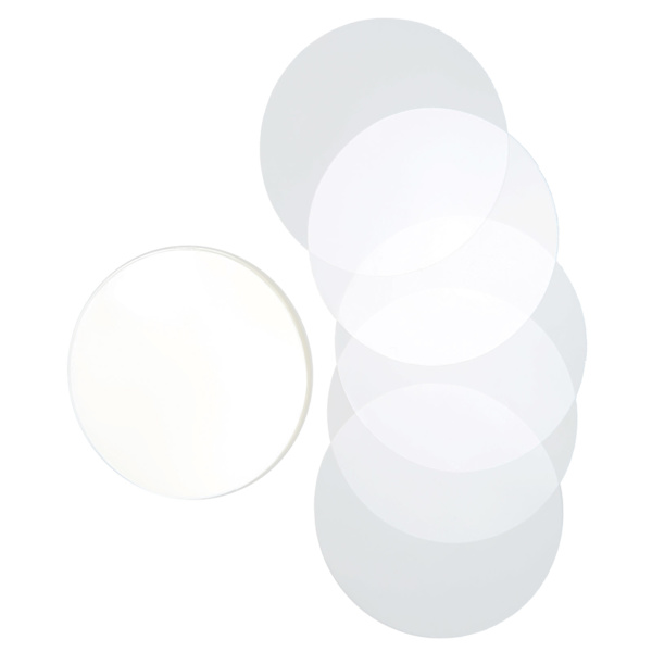 100 stk. badgefilm i PVC-materiale, mønsterbeskyttelse, bred anvendelse, transparent badgebeskyttelsesfilm 32MM
