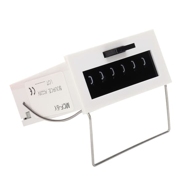 Elektromagnetisk Impulstæller 6-cifrede Moduler ABS Materiale MCF-6X 0-999999 1.5W AC220V