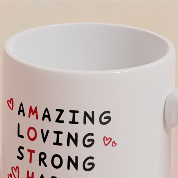Kaffe Krus Klar Tryk Bred Mund Keramisk Drikkevandskop til Te Varm Chokolade Hjemmekontor CCP312