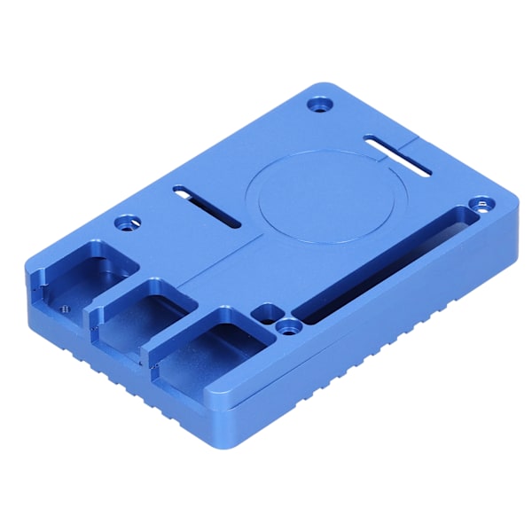 Alumiiniseoskuori UltraOhut CNC-jäähdytyslämpöpesät Metallikuori Raspberry Pi 4B:lle (sininen)