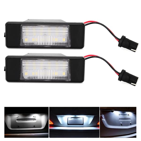 2 stk. bil SMD 18 LED nummerskiltlys passer til Pathfinder R51 02/2005-08/2010