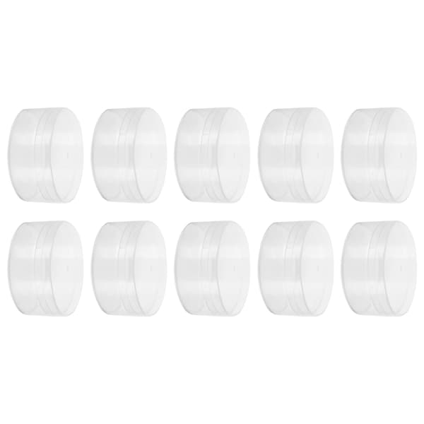 10 stk. Urdele Perle Opbevaringsboks Plast Smykker Hardware Små Genstande Beholder Sæt 8 cm