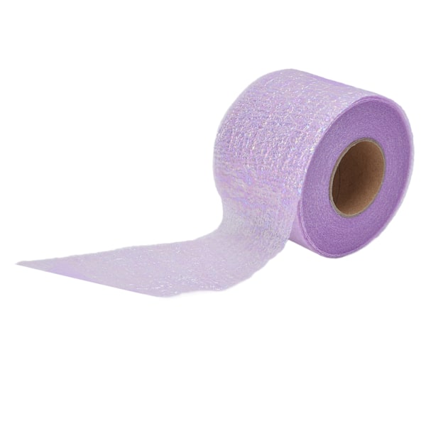 Symphony Ribbon Gradient Julband Rulle DIY Hemmagjorda Barnbåge Hårprydnad Tulle Rulle Ljus Lila