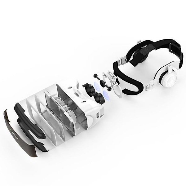 Telefonheadset med Controller Kompatibel Virtual Reality Spilsystem Fjernbetjening 3D Briller til Alle Aldre