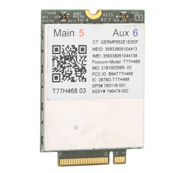 Trådløst netværkskort til HP LT4211 4G-modul LTE WWAN-kort 793116-001 T77H468 M.2