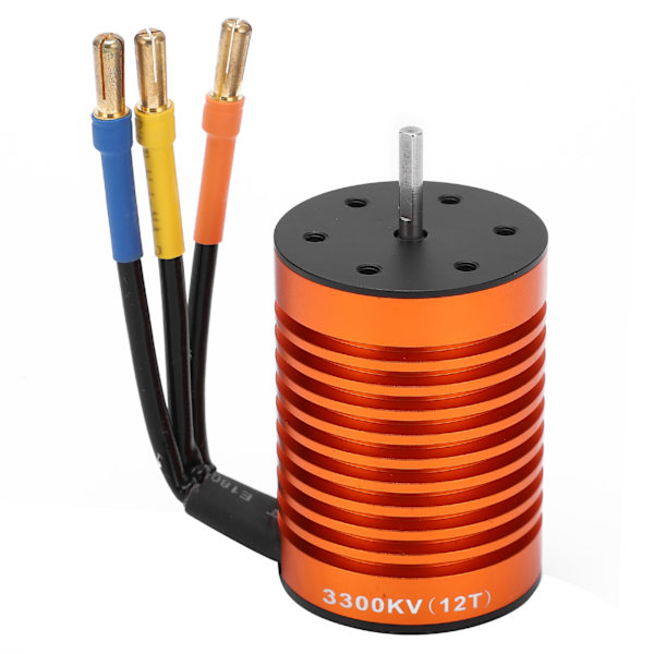 F540 Borstlös motor Vattentät motor i aluminiumlegering Passar för 1/10 RC-bil 3300KV 820W