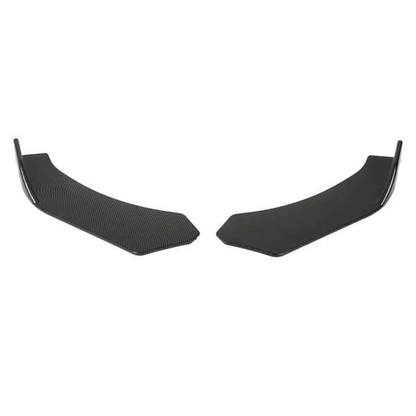 2 st främre stötfångarläpp Universal kolfibermönster 57 cm läppsplitter skydd för fordon