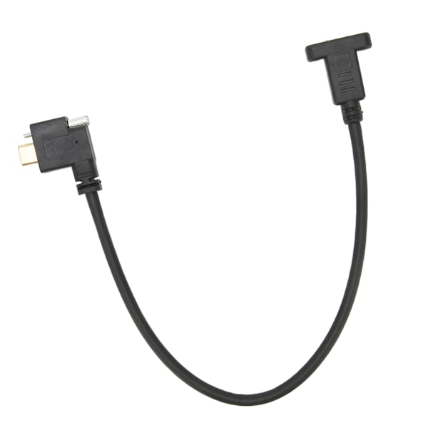 Type C til Type C-kabel 10 Gbps 5A 4k gullbelagt standard 16+1 kjerner 0,3 meter hann til hann USB3.1-kabel