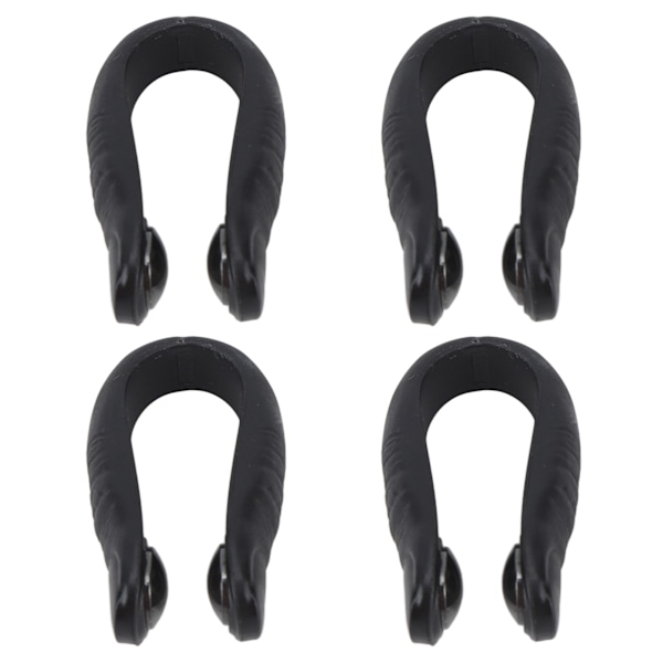 4st Akupressur Hand Pressure Point Clip Stressreducering Bärbara magneter Huvudvärk Migrän Relief Clip Black