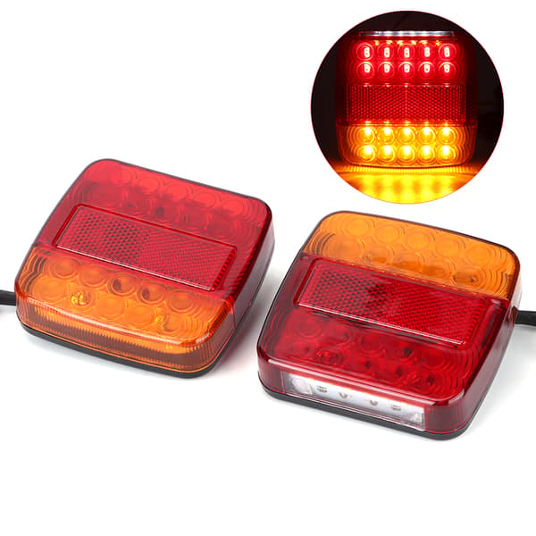 12V 26LED Lyslampe Høj Lysstyrke Nem Installation Universal Tilbehør til Trailer