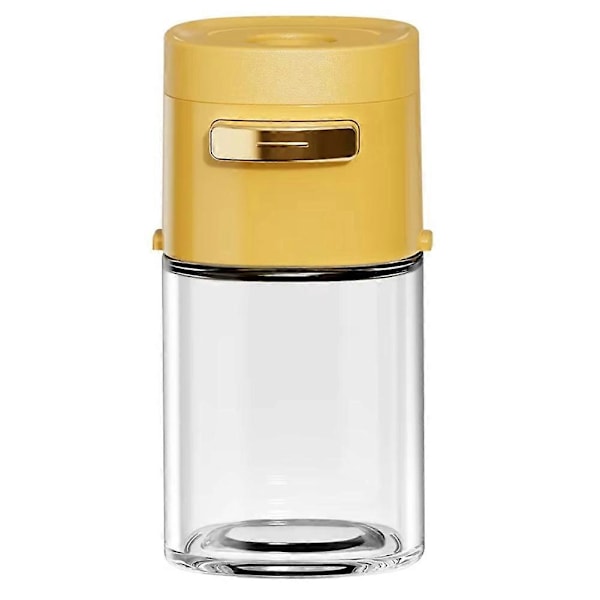 180 ml glass saltspreder med pressetypekontroll B Gul31