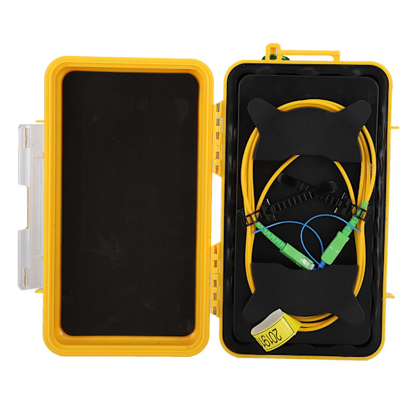 Fiber Optic OTDR Launch Cable Box Dead Zone Eliminator Fiberring Sc APC-Sc APC SM 1 km