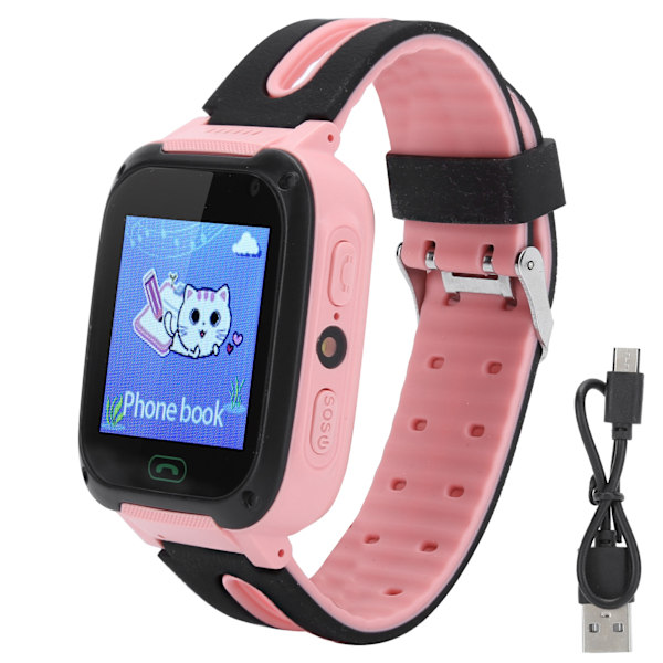 S4 Children Smart Watch LBS / GPS Touch Screen AntiLost Wrist Smartwatch with Camera