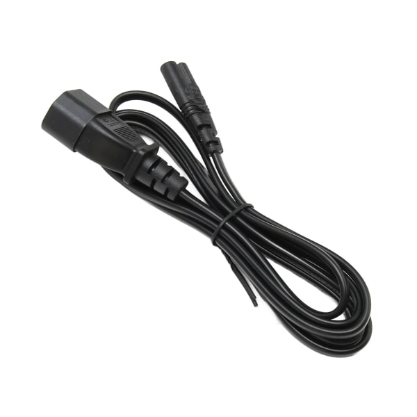 IEC320 C14 til C7 ledning han til hun strømadapter kabel til LCD-skærm Printer Digitalkamera 6,6 fod