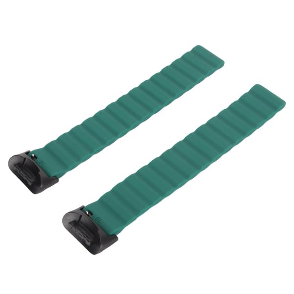 Magnetisk Urrem Justerbar Hurtigudløsning Silikone Urrem Tilbehør Passer til Fitbit Charge 5 OD Grøn