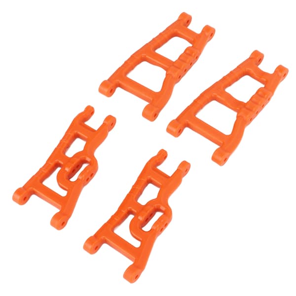 RC For- og Bagophængsningsarm Sæt Svingarm Montering til Rustler Stampede Slash 1/10 2wd RC Biler Orange