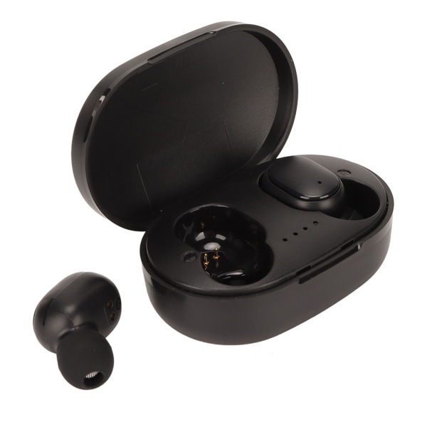 Bluetooth hörlurar brusreducerande stereo IPX7 vattentät trådlös hörlur med case för löpning