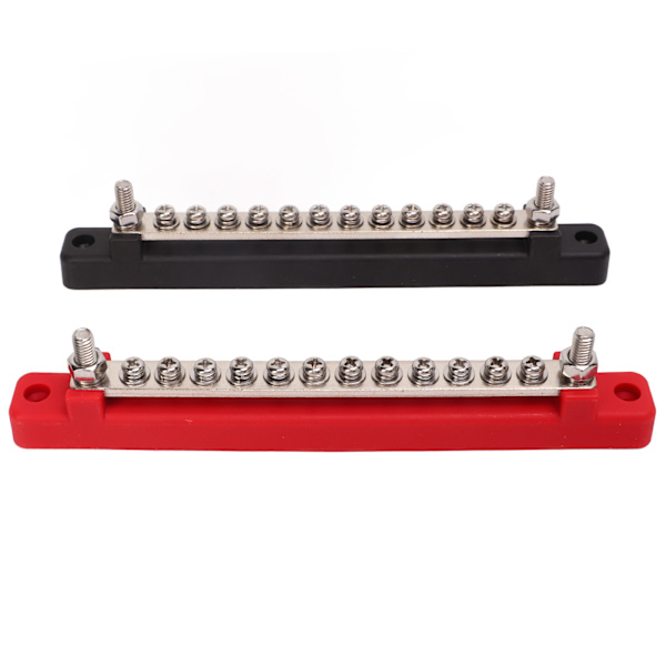 2 stk. 12 terminal samleskinne 48V 150A lav modstand god ledningsevne strømfordelingsblok