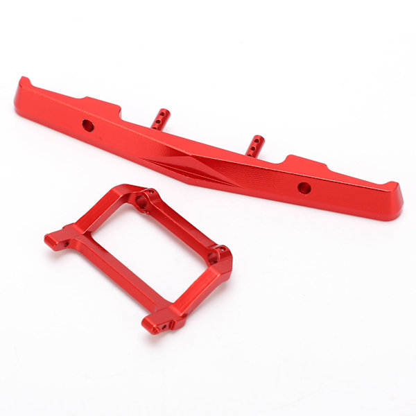 RC Frontkofanger i aluminiumlegering til AXIAL SCX24 C10 1/24 RC bilopgraderinger deleRød