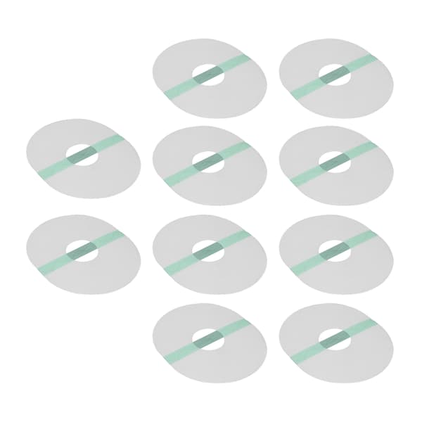 10 stk. sensorbeskyttere, oval form, selvklebende, vanntette, pustende sensorlapper for dusj og turgåing