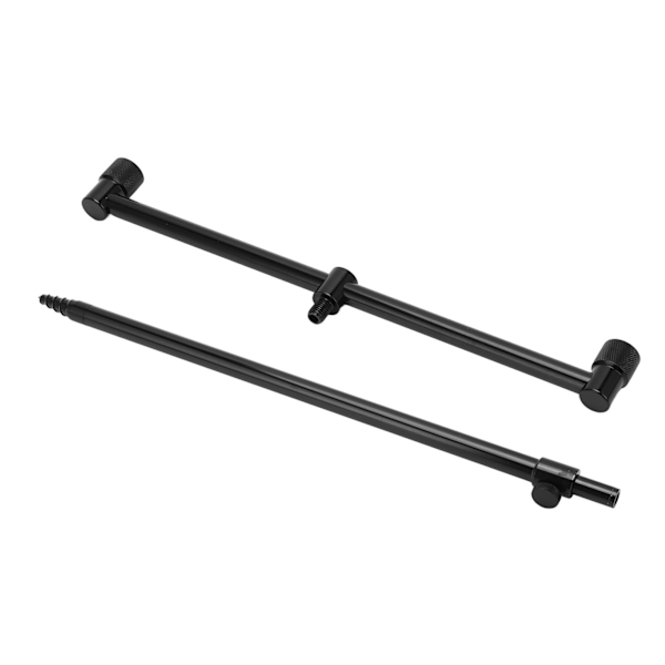 Fiske Stang Pod Sett Aluminiumlegering Bærbar Holdbar Korrosjonsbestandig Lett Fiske Stang Bank Stick30cm Buzz Bars og 45.5cm Bank Stick