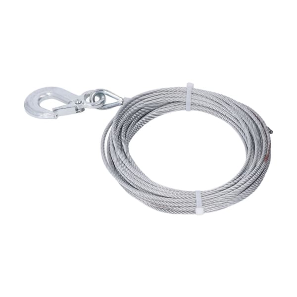 Spil Wire Rope 4mmx12m Kabel 2000LBS Styrke Rustfrit Stål Galvaniseret Udskiftning