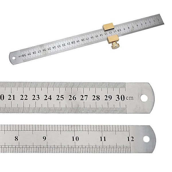 Messing Positioneringsblok, Lineal Stop Hegn, T-Slot Design, Messing Ridsestål Lineal Positionerings Stop Blok Vinkel Linje Ridser Lokalisator til Ingeniør Cra