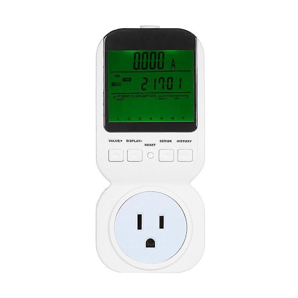 Stikkontakt Elektrisk Monitor Smart Husholdningsydelse Høj Nøjagtighed Serie Måler (Europæisk Standard)
