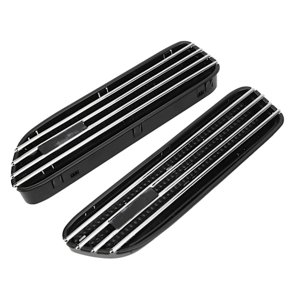 2PCS Sidoluftventilationslist ABS för M Style Tillbehör Ersättning för E46 / E90 M3Elektroplätering