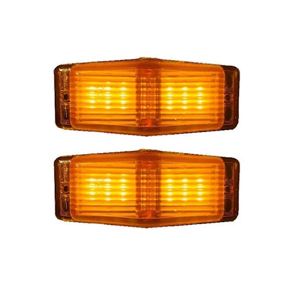 2 stk. fremre dobbeltbrennerindikatorlampe for Man B