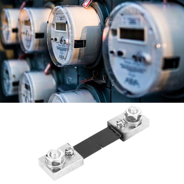 50A/100A strømforsterker shuntmotstand 75mV FL-2 for digital amperemeter analog måler (100A)