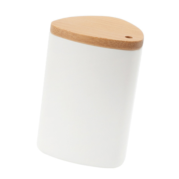 Tandpetare förvaring låda PS Bambu Enkel Modern Tandpetare Dispenser Behållare för Hem Hotell