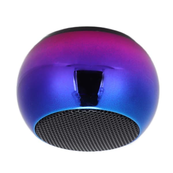 Mini Bluetooth-høyttaler Bærbar Elektroplettering Gradient Farge Stålkanon Trådløs Høyttaler