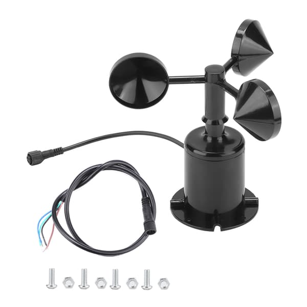 0-70m/s Miljö Signal Utgång Puls Typ Tre Koppar Vindhastighetssensor Anemometer