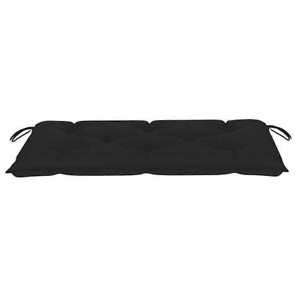 Havebænk Pude Sort 100x50x7cm Stof