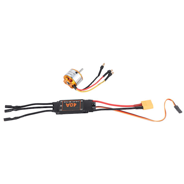 2212 KV2200 Motor 40A børsteløs ESC XT60 RC Motor ESC Sæt til Drone Helikopter FPV
