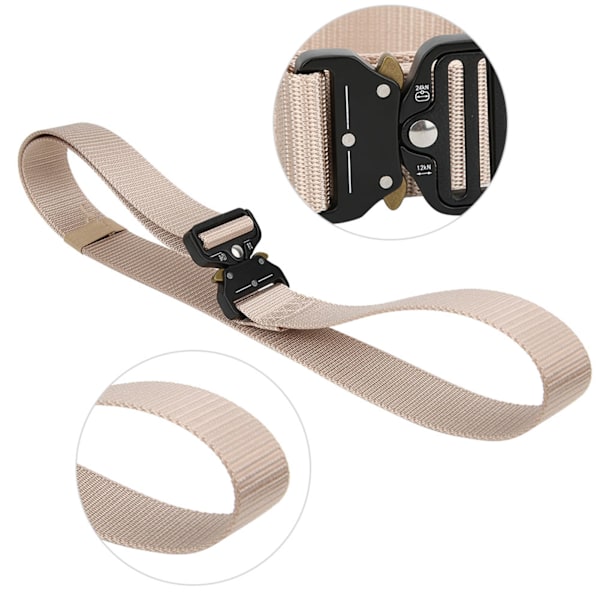 Nylon utomhus multifunktionsräddning rappellering nedförsbacke Militär midjebälte Heavy Duty (khaki)